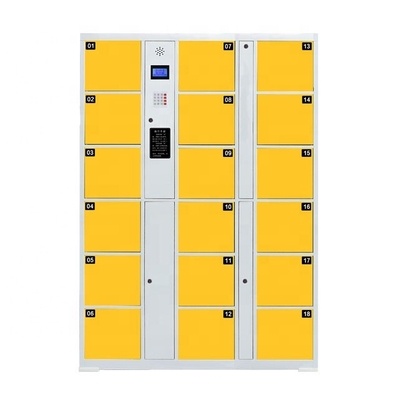 Armario electrónico de acero del sistema Smart del código de barras del armario de la seguridad de la prenda impermeable
