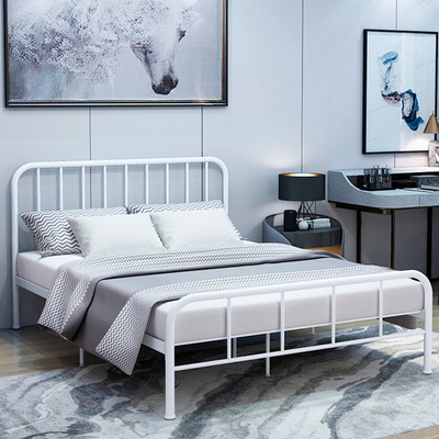 Cama de acero del último del diseño moderno 2022 del metal de la cama del marco tamaño de la sala de estar sola