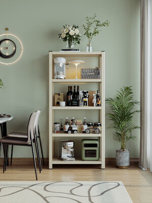 Cabinet de estantería de almacenamiento de metal de varias capas ajustable en altura diseñado para la utilización del espacio con un marco fuerte