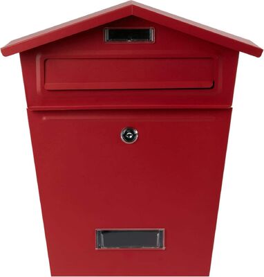 Envasado en polvo de metal de caja de correos de pared cerradura exterior Villa jardines Servicios postales