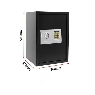 Caja fuerte de seguridad de acero mediana con protección antirrobo y orificios de montaje para el hogar y la oficina