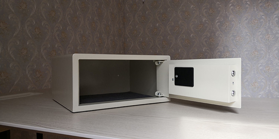 Gabinete montado en la pared de la seguridad de IPad del ordenador portátil de Digitaces de la caja segura del hotel