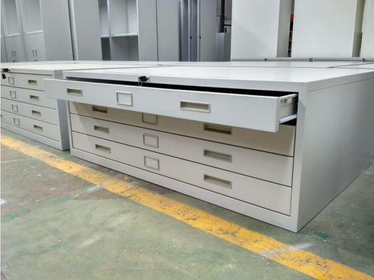 Gabinete de fichero lateral en frío metal comercial del cajón de Muchn 4 del acero con la cerradura